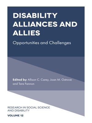 cover image of Disability Alliances and Allies